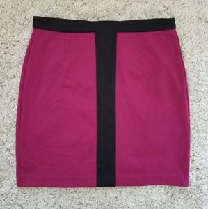 Magenta Above-the-Knee Skirt